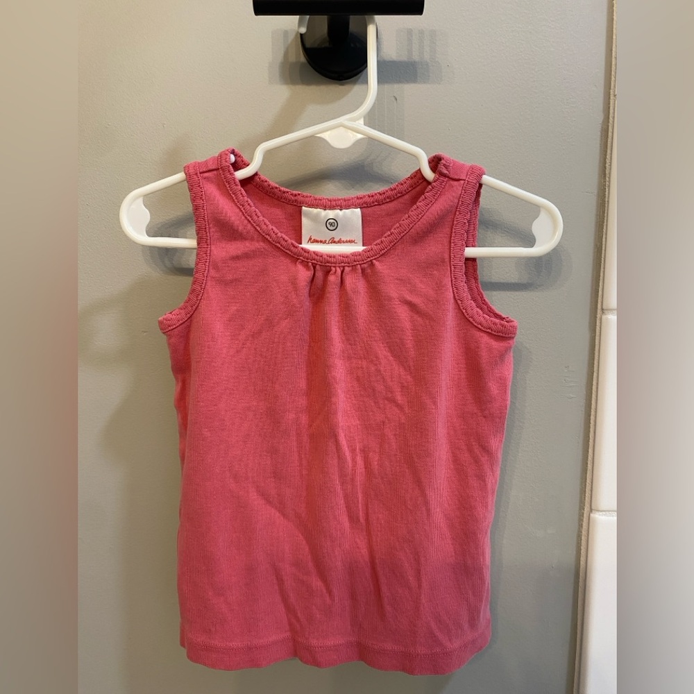 Hanna Andersson Pink Sleeveless Top / Size 90 (3) / EUC